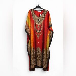 🌺 Santé Bohemian Ornate Caftan Dress  (SELECT CAFTAN 50% SALE)